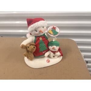 Hallmark Jingle Pals 2015 Time For Cookies Snowman Dog Musical Motion WORKING